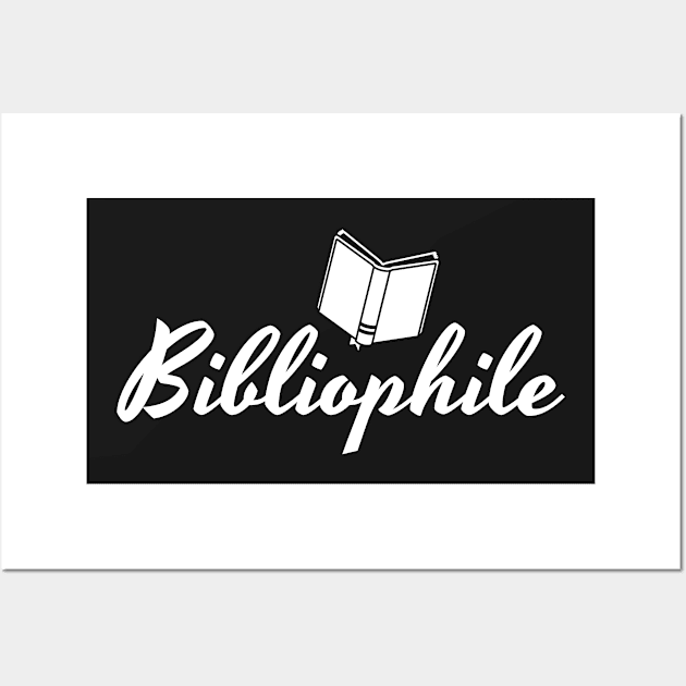 Bibliophile Design - White Wall Art by RedRubi